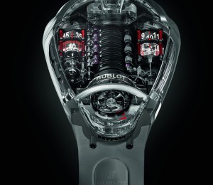 不可见之可见 透明蓝宝石外观 HUBLOT宇舶表MP-05“LaFerrari”蓝宝石腕表 50天动力储存：创纪录的手动上链陀飞轮腕表动力储存
