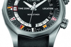 CORUM昆仑表海军上将杯Legend 47世界时间腕表 磅礡启航