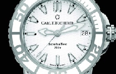 宝齐莱柏拉维SCUBATEC潜水腕表 纯白美感 将型格时尚带入深海