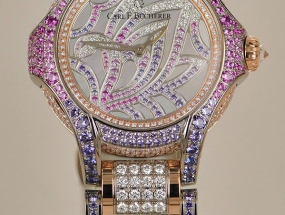设计优雅 宝齐莱白蒂诗天鹅限量珠宝腕表