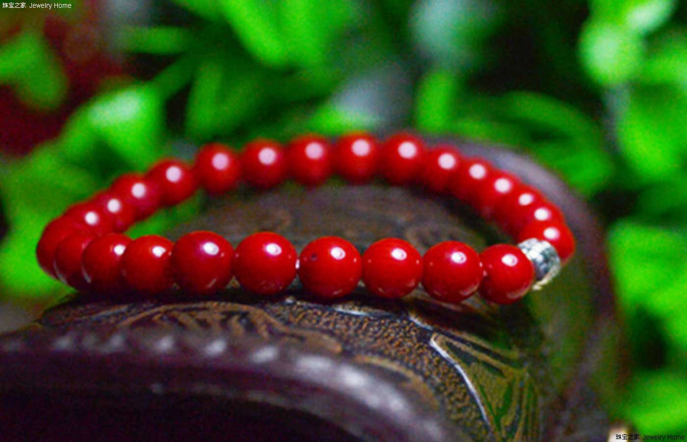 红珊瑚手链,红珊瑚项链,红宝石手链_大山谷图库