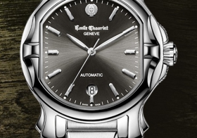 圓中有方  品鑒艾米龍子爵系列黑盤腕表