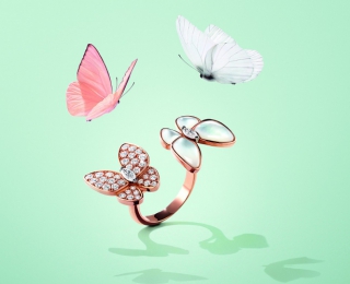 当春日渐暖 戴上一只蝴蝶珠宝