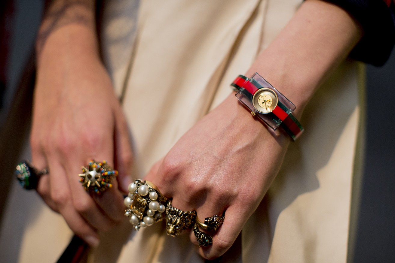 Gucci腕表首飾“漂移時光”腕表
