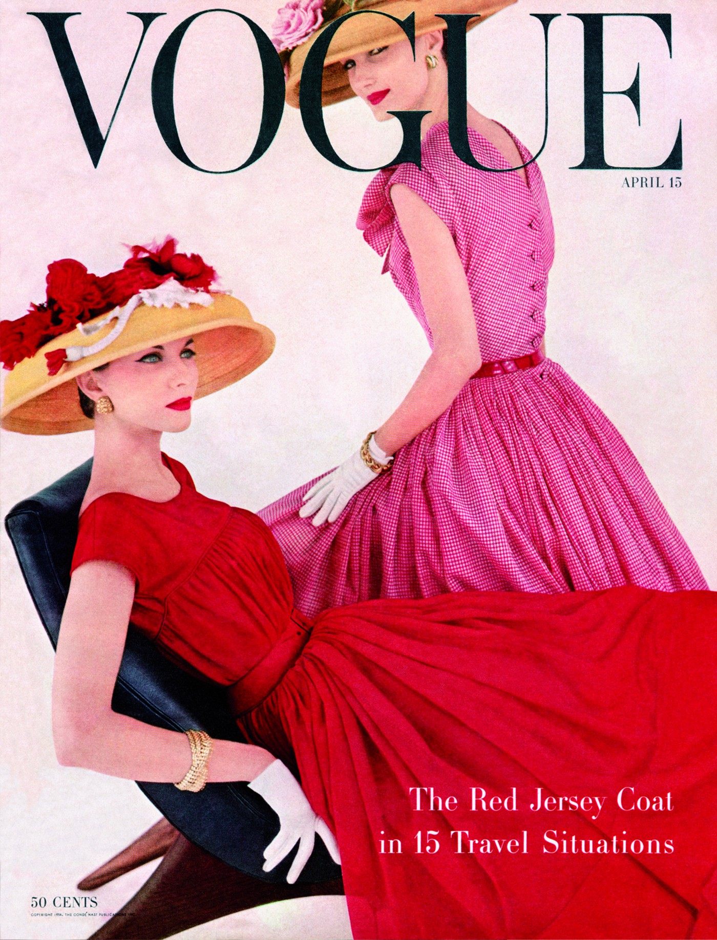1956年4月美國版《Vogue》雜志封面