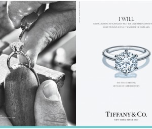 蒂芙尼庆贺Tiffany®Setting六爪镶嵌钻戒130年璀璨传奇 全新传播“我愿意”