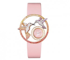  Boucheron宝诗龙推出AJOUREE镂刻系列Hopi蜂鸟腕表