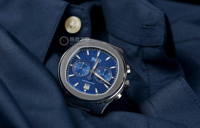 PIAGET POLO S系列雙計時藍色表盤款腕表圖賞