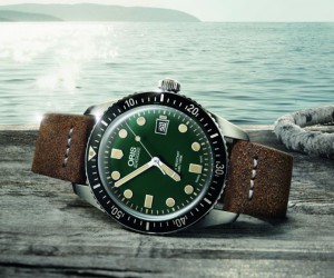 豪利時推出Divers Sixty-Five Green綠盤潛水腕表