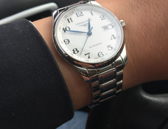 手腕19 入手浪琴名匠大表盘42MM