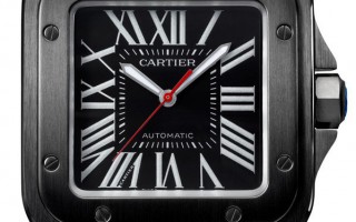 卡地亚推出Santos de Cartier 100 Carbon腕表
