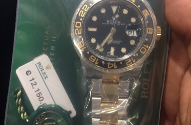思虑已久 最终入间金劳力士GMT一枚