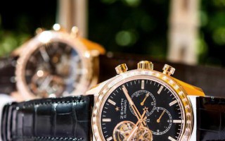 真力时推出两款全新El Primero Chronomaster玫瑰金镶钻女装腕表