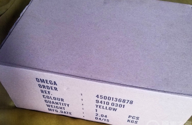 购入新款欧米茄蝶飞白盘金针 很合心意