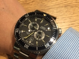 入手豪利时潜水7610-Set三针一线千米钛壳