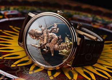 命运之神 宝珀Villeret系列象头神格涅什款孤品腕表