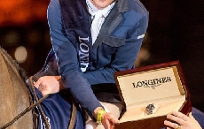 Scott Brash策骑“Hello M'lady”胜出于伦敦奥林匹亚马术赛期间举行的“浪琴表国际马联世界杯障碍赛”