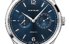 当高级制表工艺遇上经典复古设计  Montblanc万宝龙传承精密计时系列再添两款全新蓝色复古造型腕表