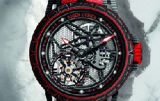 2017日内瓦钟表展 罗杰杜彼Excalibur系列碳纤维腕表与四游丝摆轮腕表