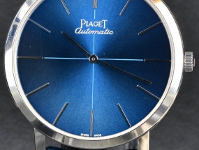 最美莫过蓝 实拍伯爵Piaget Altiplano系列手动上链38毫米腕表