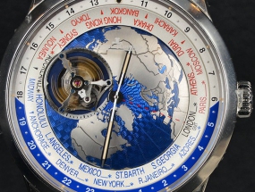 抵抗地心引力  实拍积家地球物理天文台陀飞轮腕表