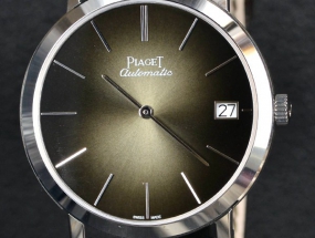 沉稳内敛 实拍伯爵Piaget Altiplano 40毫米暗灰色表盘腕表