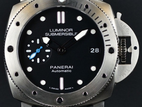 沛纳海Luminor Submersible 1950精钢腕表实拍赏析