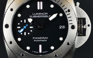 沛纳海Luminor Submersible 1950精钢腕表实拍赏析