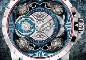 非凡的创造力 品鉴罗杰杜彼王者系列四游丝摆轮腕表