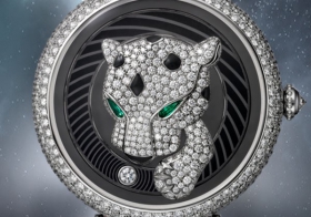 高級制表與珠寶工藝的華麗邂逅 卡地亞PANTHèRE JOUEUSE獵豹裝飾腕表
