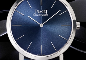 深邃魅蓝 品鉴伯爵Piaget Altiplano系列自动上链43毫米腕表