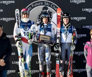 一眾出色年輕女滑雪手齊聚圣莫里茨2017年國際滑雪聯會世界高山滑雪錦標賽，競逐浪琴表未來之星滑雪冠軍賽