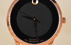 低调奢华简约之风 品鉴摩凡陀现代经典自动机械腕表系列玫瑰金款腕表