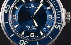 奢华潜水 实拍宝珀45毫米钛金属五十噚腕表
