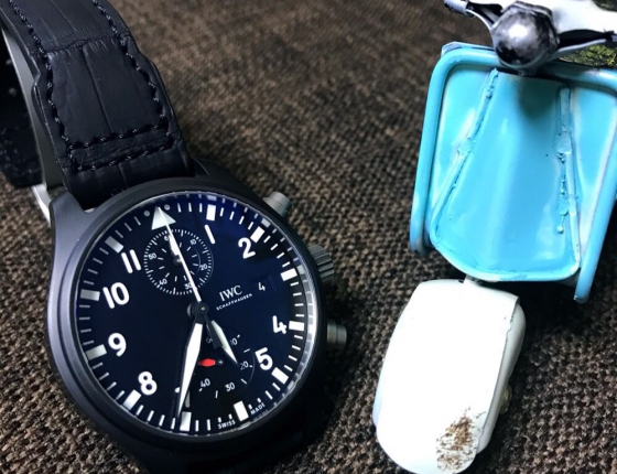 万国TOPGUN海军空战部队计时腕表作业