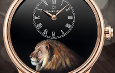 兽王的工艺之美 品鉴雅克德罗雄狮时分小针盘腕表