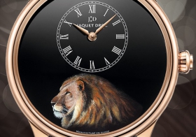 獸王的工藝之美 品鑒雅克德羅雄獅時分小針盤腕表
