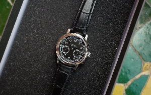 朗格推出1815 Chronograph飞返计时黑盘腕表