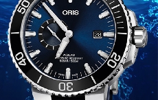 时间的海洋 品鉴豪利时AQUIS系列小秒针日历腕表