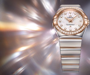 迷人魅力典雅之作 歐米茄星座系列Pluma貝殼表盤腕表