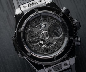 彰显时尚机械外观 宇舶Big Bang Unico全黑腕表