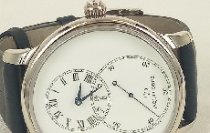雅克德罗大秒针系列经典白金腕表现货 2017表展新品仍需等待