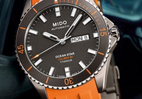 精彩纷“橙” 活力十足 瑞士美度表领航者系列钛合金长动能防水腕表测评