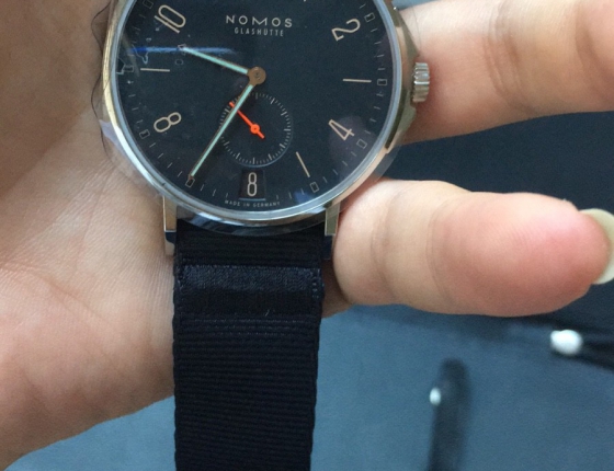 背透好看 上图为证 nomos553不错的选择