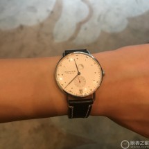 NOMOS 1101更换第三方表带 效果竟然还可以