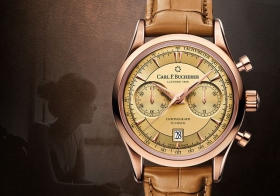 濃郁的古典美 品鑒寶齊萊馬利龍系列玫瑰金計時腕表