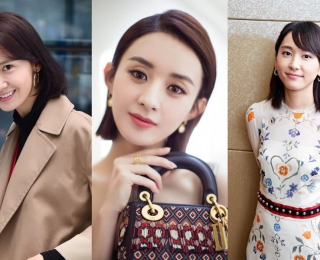 赵丽颖林允儿新垣结衣等亚洲女神如何挑选耳饰配短发？