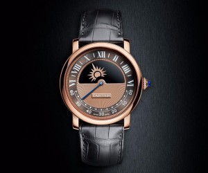 卡地亚推出Rotonde de Cartier神秘日夜显示玫瑰金腕表