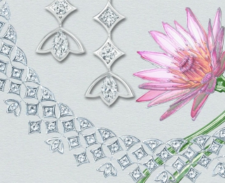 看钻石之手如何打造莲花的璀璨绽放