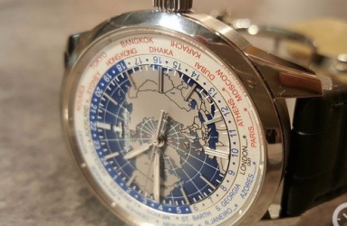 人生中第一塊自己買的手表 積家地球物理天文臺世界時